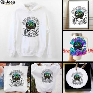 Philadelphia Eagles X Grateful Dead mascot logo shirt