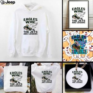 Philadelphia Eagles win New York Jets are losers NFL 2025 cartoon shirt
