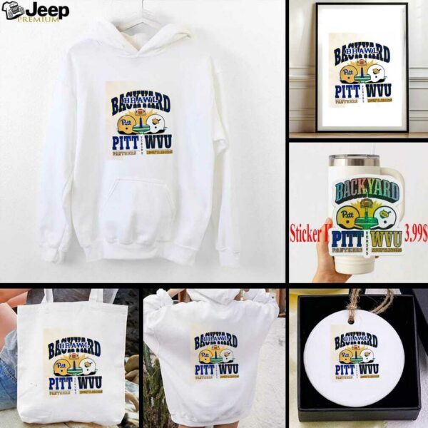 Pitt Panthers vs West Virginia Mountaineers Backyard Brawl 2025 Brown shirt