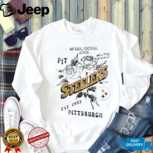Pittsburgh Steelers National Football League PIT Steel City football Stripe Distressed Raglan shirt