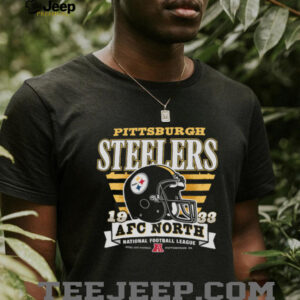 Pittsburgh Steelers Stripe Splash Franklin Throwback T Shirt