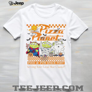 Pizza Planet Halloween Toy Story Alien Disney Shirt