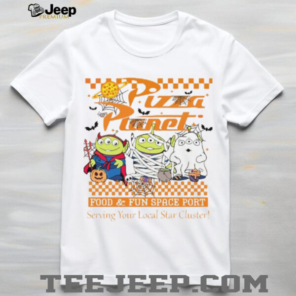 Pizza Planet Halloween Toy Story Alien Disney Shirt