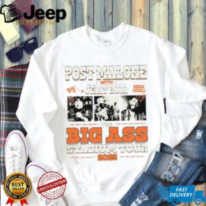 Post Malone Jelly Roll Tour Big Ass Stadium Tour Shirt