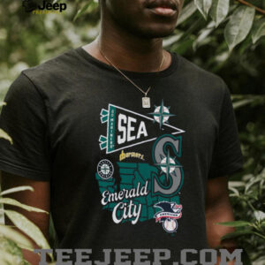 Profile Navy Seattle Mariners Big & Tall Split Zone T...