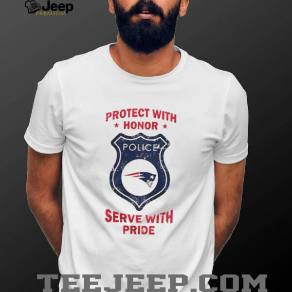 Protect with honor serve with Pride New England Patriots shirt