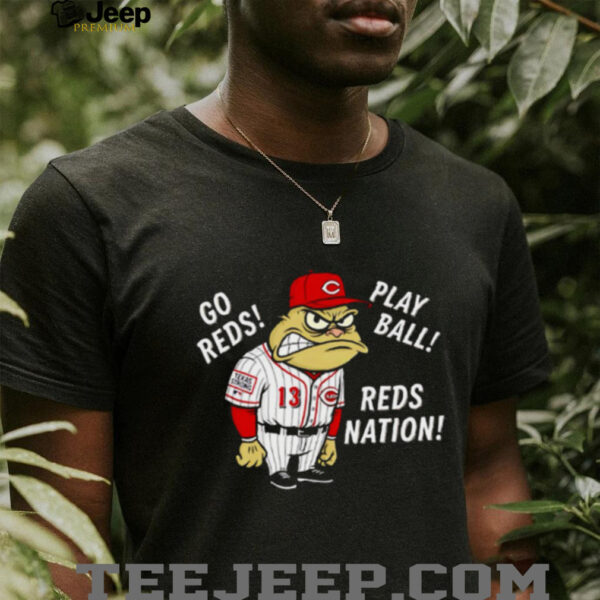 Cincinnati Reds Frog go reds play ball reds nation shirt