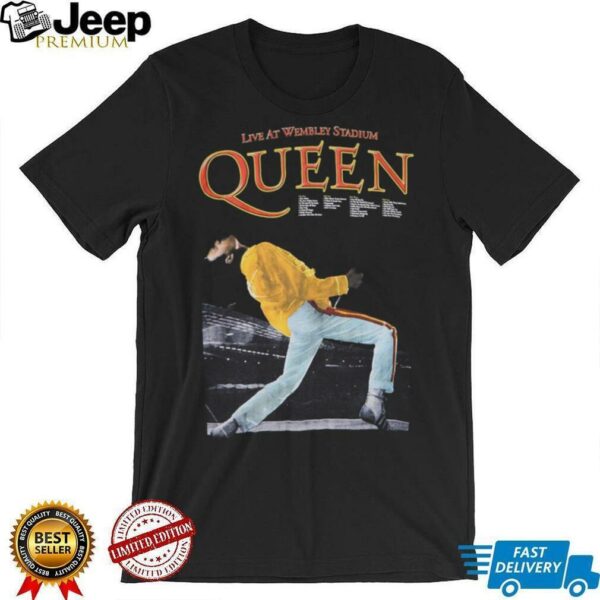 Queen Live At Wembley Stadium T Shirt