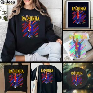 Raphinha celebration signature FC Barcelona shirt