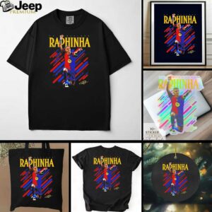 Raphinha celebration signature FC Barcelona shirt
