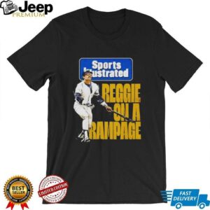 Reggie Jackson Sports Illustrated and New York Yankees Rampage shirt