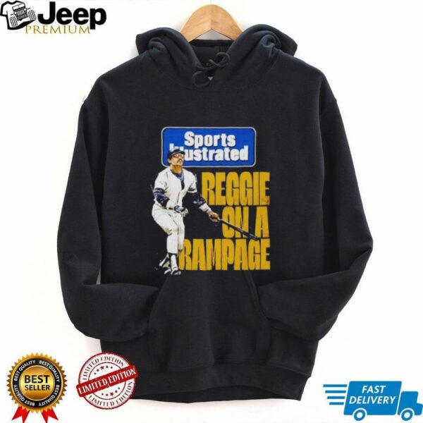 Reggie Jackson Sports Illustrated and New York Yankees Rampage shirt