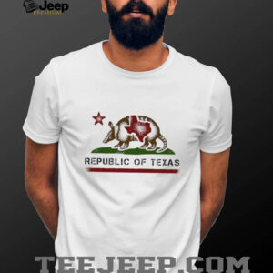 Republic of Texas Armadillo flag shirt