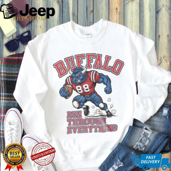 Retro Buffalo Football Mascot The Stampede Shirt