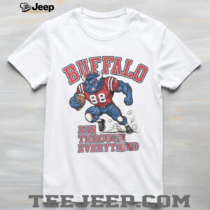 Retro Buffalo Football Mascot The Stampede Shirt
