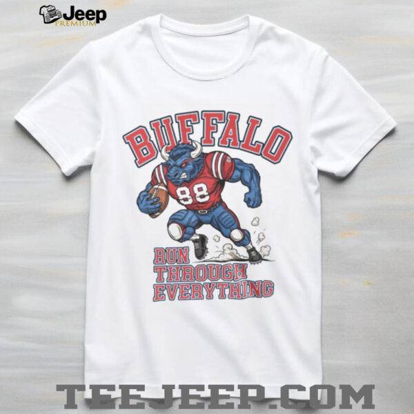 Retro Buffalo Football Mascot The Stampede Shirt