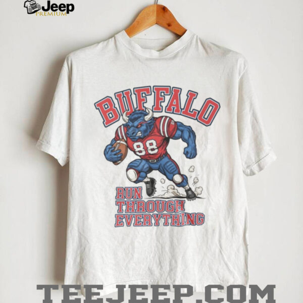 Retro Buffalo Football Mascot The Stampede Shirt