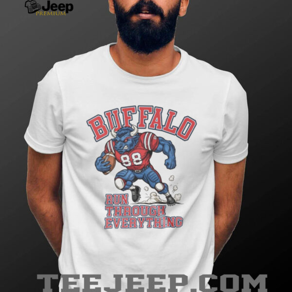 Retro Buffalo Football Mascot The Stampede Shirt
