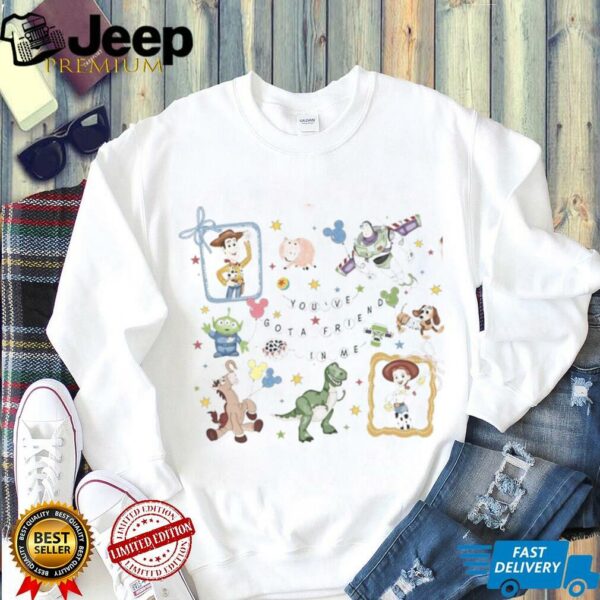 Retro Coquette Disney Toy Story You’ve Got A Friend In Me T shirt