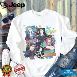 Retro Disney Channel Zombies 4 Movie Characters T shirt