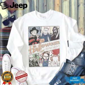 Retro Horror Characters Halloween Shirt
