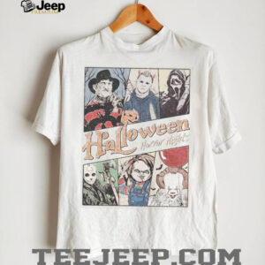 Retro Horror Characters Halloween Shirt
