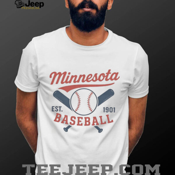 Retro Minnesota Baseball est 1901 T shirt