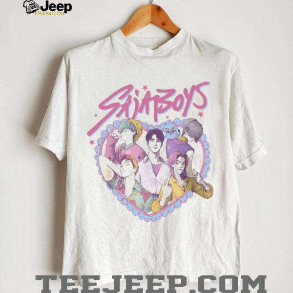 Retro SajaBoys Kpop Demon Hunters Anime Manga Style Shirt