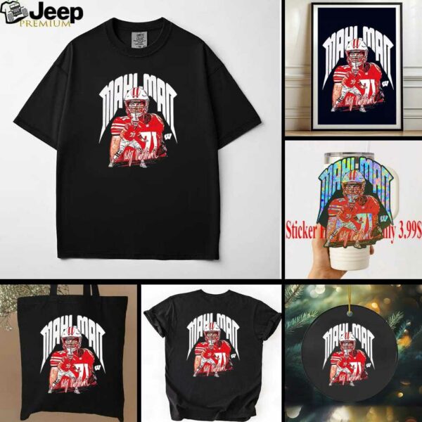 Riley Mahlman Wisconsin Badgers football player signature shirt