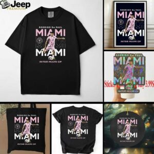 Rodrigo De Paul Inter Miami CF kicking shirt