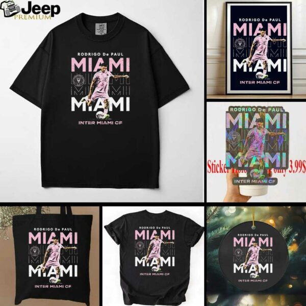 Rodrigo De Paul Inter Miami CF kicking shirt