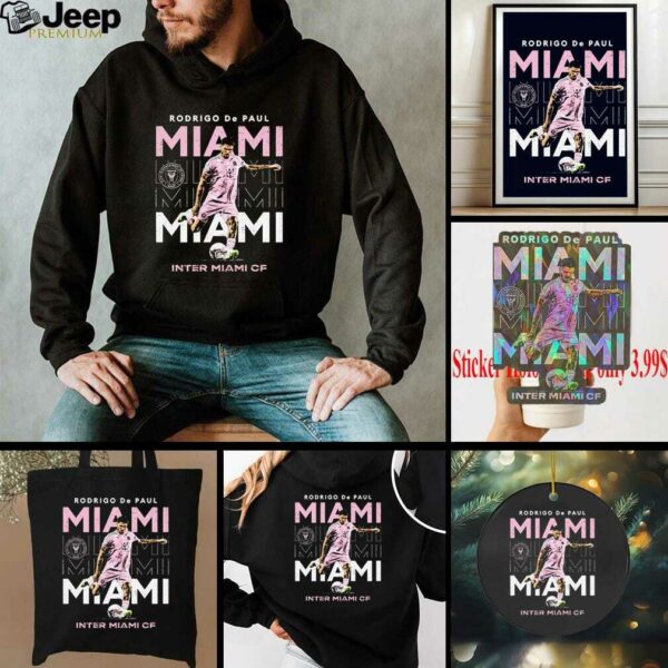 Rodrigo De Paul Inter Miami CF kicking shirt