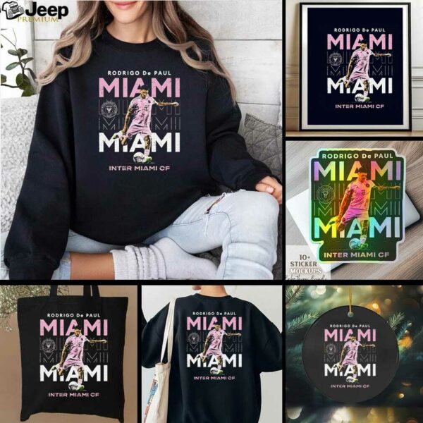 Rodrigo De Paul Inter Miami CF repeat graphic vintage shirt