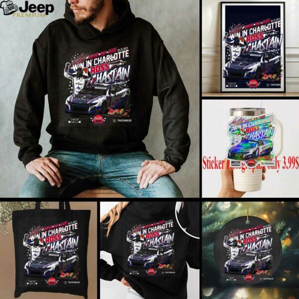 Ross Chastain Checkered Flag Sports 2025 Coca Cola 600 Race Winner T Shirt