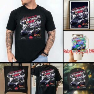 Ross Chastain Checkered Flag Sports 2025 Coca Cola 600 Race Winner T Shirt