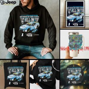 Ross Chastain Checkered Flag Sports 2025 NASCAR Cup Series Playoffs Busch Light T Shirt
