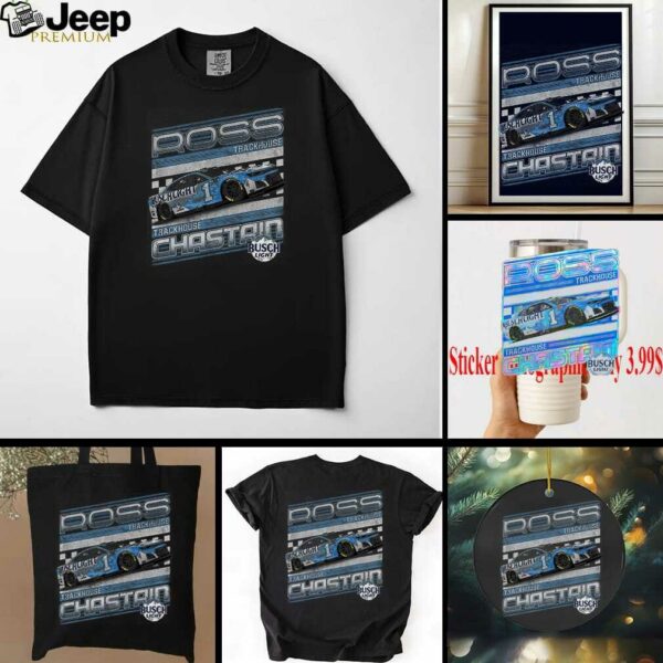 Ross Chastain Trackhouse Racing Team Collection Busch Light Car T Shirt
