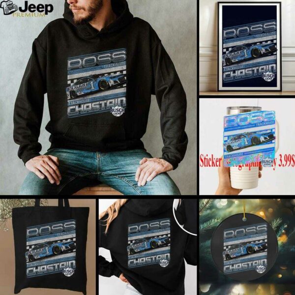 Ross Chastain Trackhouse Racing Team Collection Busch Light Car T Shirt