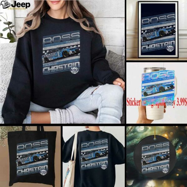 Ross Chastain Trackhouse Racing Team Collection Busch Light Car T Shirt