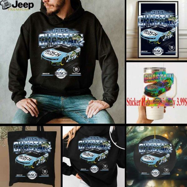 Ross Chastain Trackhouse Racing Team Collection Busch Light T Shirt