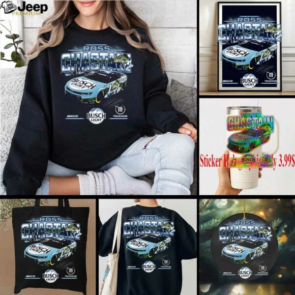 Ross Chastain Trackhouse Racing Team Collection Busch Light T Shirt