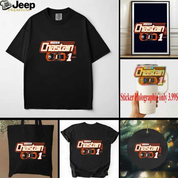 Ross Chastain Trackhouse Racing Team Collection Kubota Car T Shirt