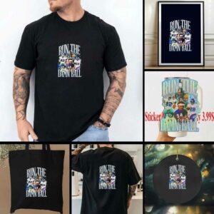 Run The Damn Ball Emmitt Smith Walter Payton Billy Sims Adrian Peterson graphic shirt