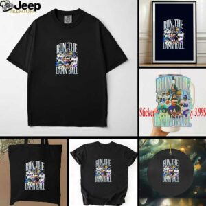 Run The Damn Ball Emmitt Smith Walter Payton Billy Sims Adrian Peterson graphic shirt