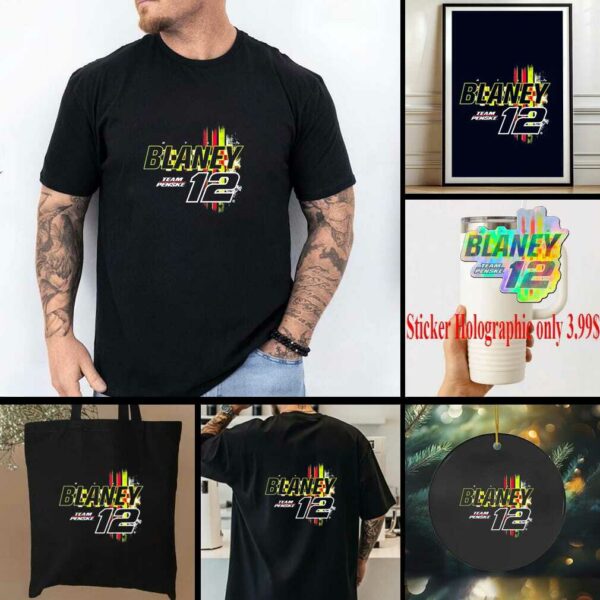 Ryan Blaney Team Penske Menards Cardell #12 Car T Shirt