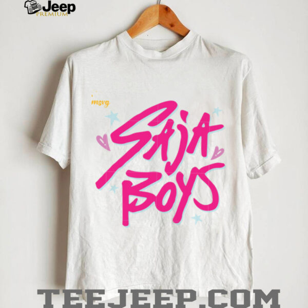 Saja boys saja cartoon cute boys band shirt