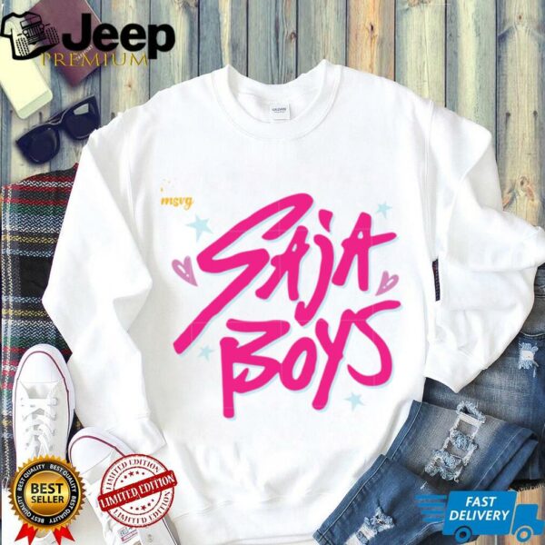 Saja boys saja cartoon cute boys band shirt