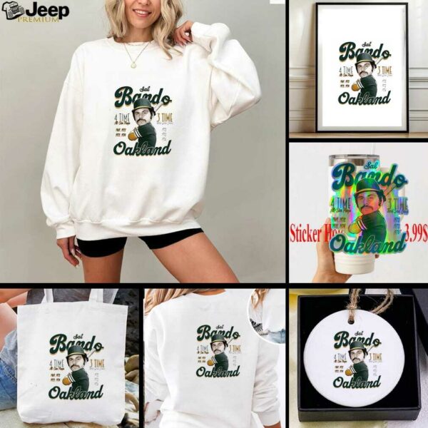 Sal Bando Oakland Baseball 4 Time All Star Player 3 Time World Series Champs shirt