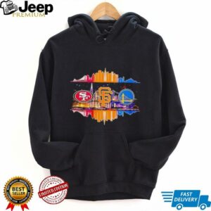 San Francisco 49ers San Francisco Giants Golden State Warriors Skyline...