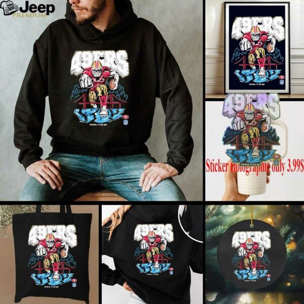 San Francisco 49ers X Skeleton Player Faithful To The Bay Vintage shirt